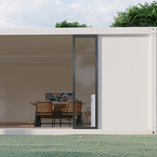 Front view of The Moderna prefabricated home