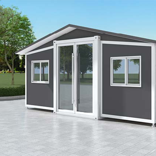 Front view of The Waratah prefabricated home with A-frame roof design