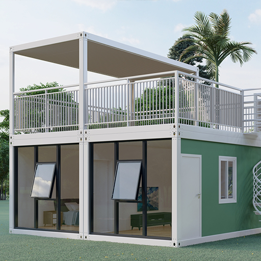Front view of The Acacia double-story prefabricated home